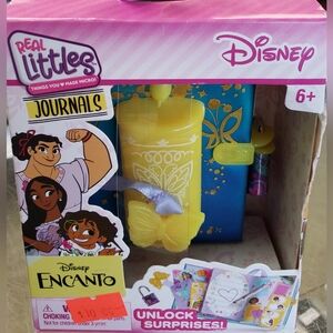 Disney Encanto Yellow & Blue Mini Journal with Butterfly Charm